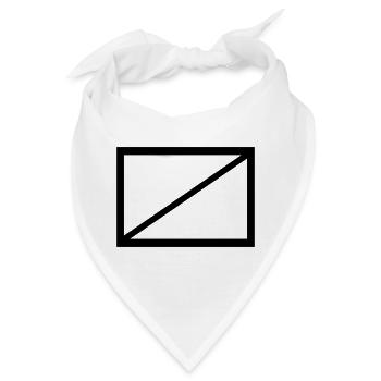 Aufklärung - Taktisches Zeichen  - Bandana - Weiß - Vorne