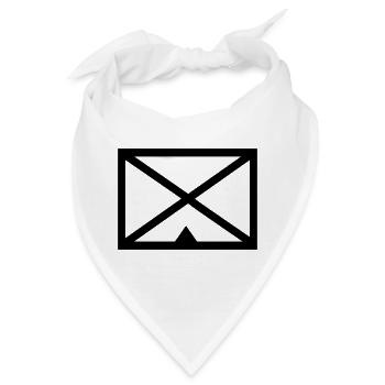 Gebirgsjäger - Taktisches Zeichen  - Bandana - Weiß - Vorne
