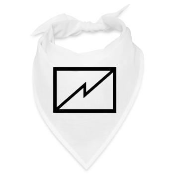 Elektronische Kampführung - Bandana - Weiß - Vorne