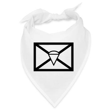 Fallschirmjäger - Taktisches Zeichen  - Bandana - Weiß - Vorne
