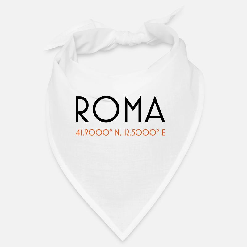 roma coordinates rome Bandana
