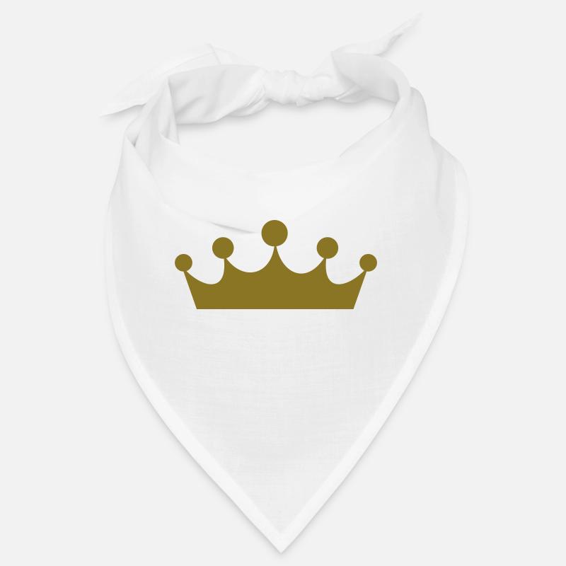 crown 16 plain 2010 10 05 1c - Bandana - Weiß