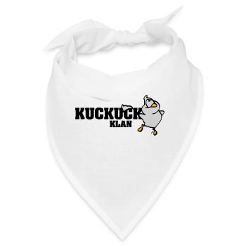 Kuckuck Klan - Bandana - Weiß - Vorne