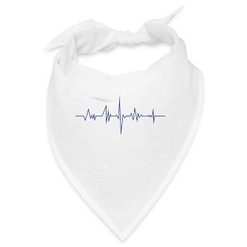 Frequenz kurz - Bandana - Weiß - Vorne