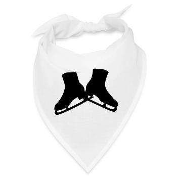 Schlittschuhe - Bandana - Weiß - Vorne