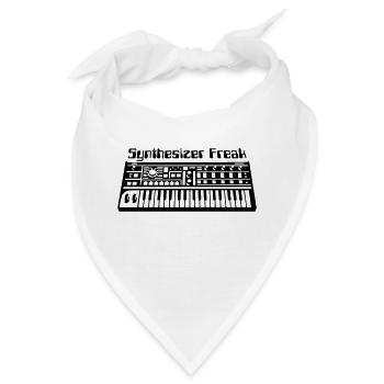 Synthesizer Freak - Bandana - Weiß - Vorne