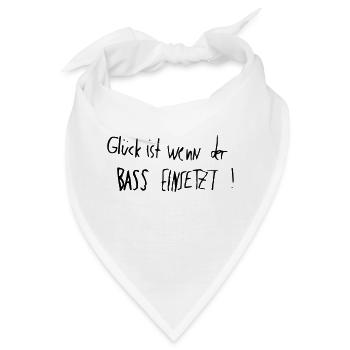 Bass - Bandana - Weiß - Vorne