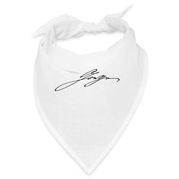 Johann Wolfgang Goethe Signature - Bandana - Weiß - Vorne