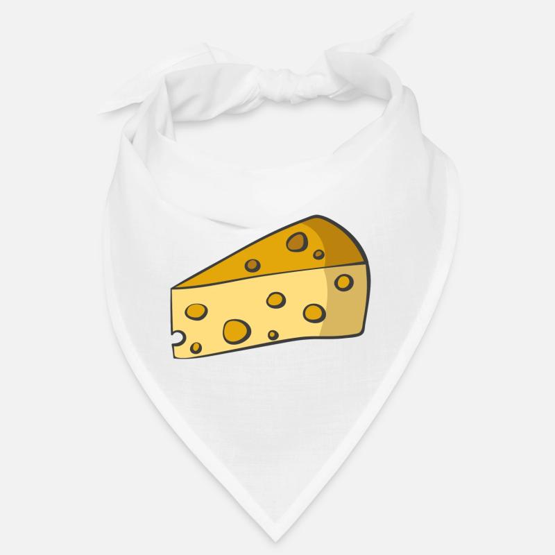Käse - Bandana - Weiß