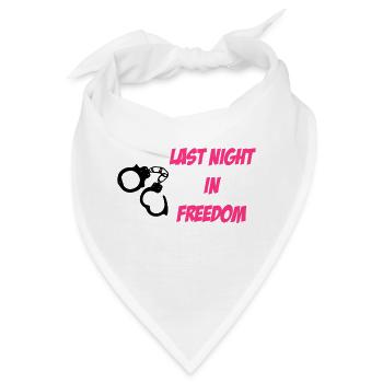 Last Night in Freedom 2c - Bandana - Weiß - Vorne