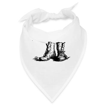 Stiefel - Bandana - Weiß - Vorne