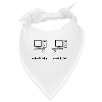 Computer Porno Masturbation Wichsen Sex Internet - Bandana - Weiß - Vorne