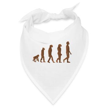 neandertaler hoehlenmensch caveman steinzeit2 - Bandana - Weiß - Vorne