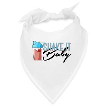 Shake it Baby - Bandana - Weiß - Vorne
