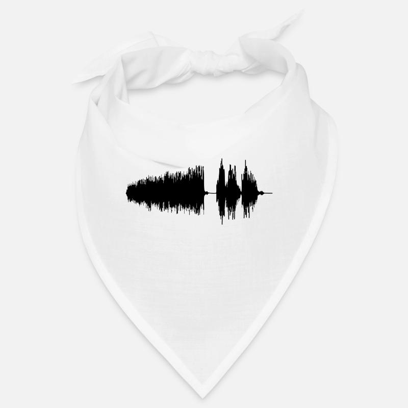 Forme d'onde - Bandana - blanc