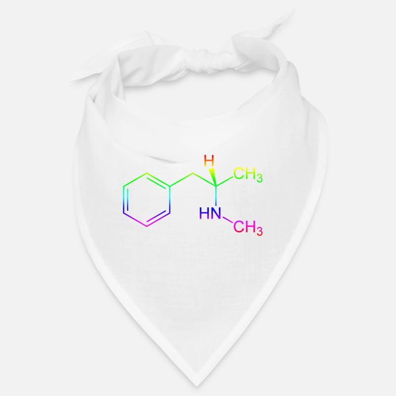 Methamphetamine Crystal Meth formule structurelle Bandana