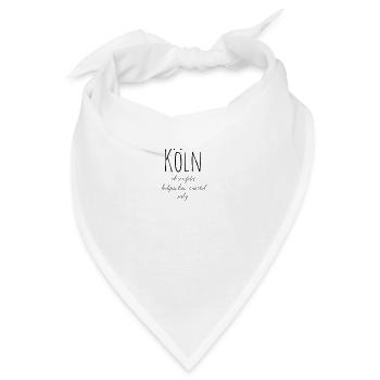 Köln - Bandana - Weiß - Vorne