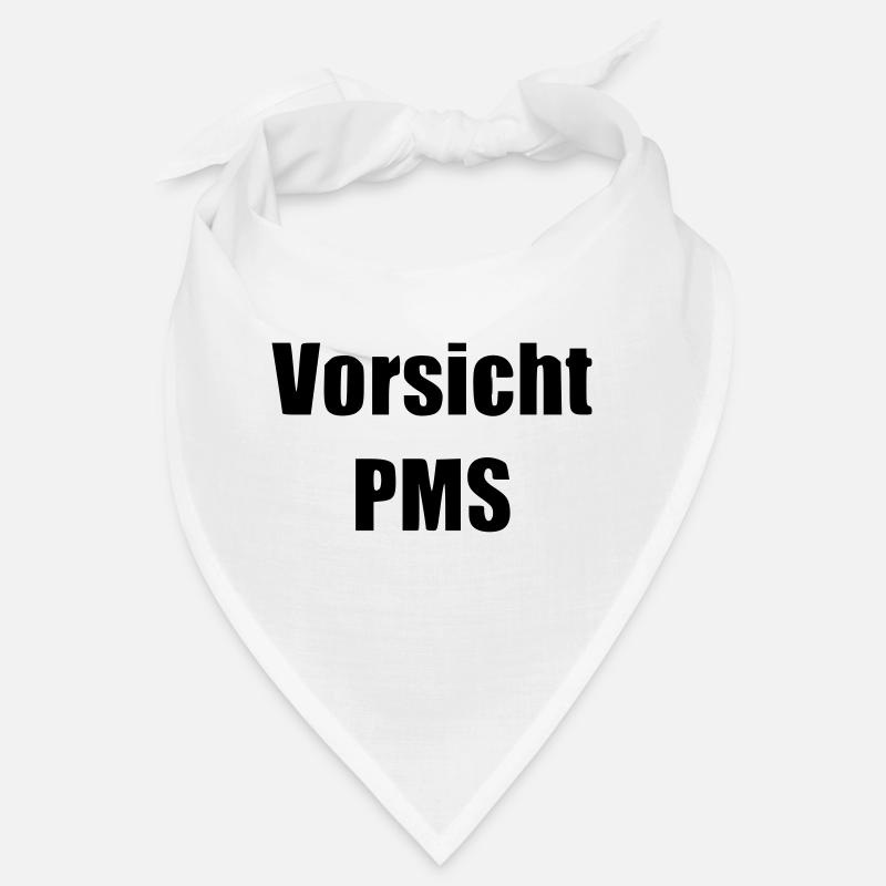 Vorsicht PMS Warnung Frau Periode Bandana