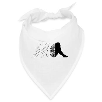 Traurig - Bandana - Weiß - Vorne
