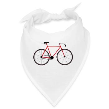 Rennrad Fixie Fahrrad Bike - Bandana - Weiß - Vorne