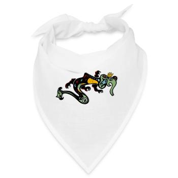 Tribal - Bandana - Weiß - Vorne