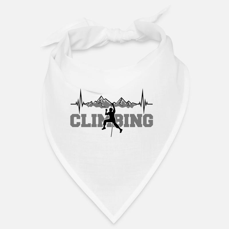 text climbing record frequency heartbeat pulse Bandana