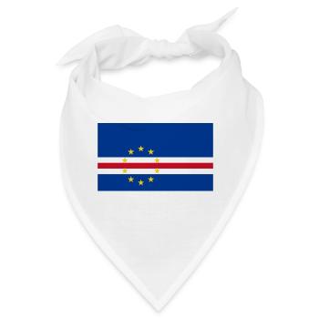 Kapverdische Flagge - Bandana - Weiß - Vorne