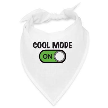 COOL MODE ON - Bandana - Weiß - Vorne