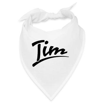 Tim - Bandana - Weiß - Vorne