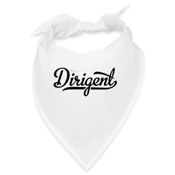Dirigent - Bandana - Weiß - Vorne