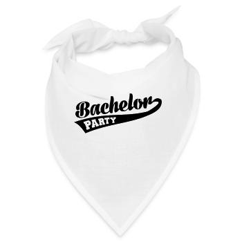 Bachelor party Hochzeit - Bandana - Weiß - Vorne