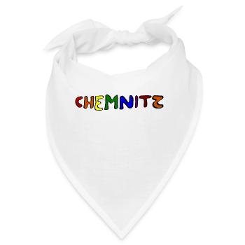 Chemnitz bleibt bunt - Bandana - Weiß - Vorne