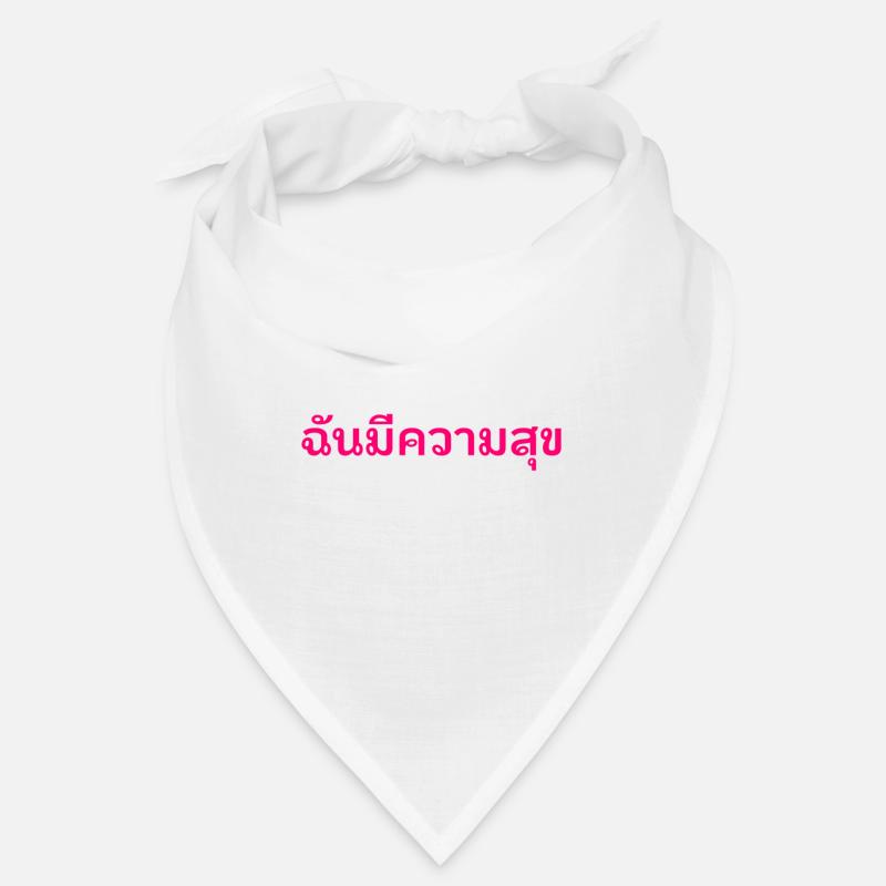 Ich bin Happy - Thai - Thailand - Thai Spruch Bandana