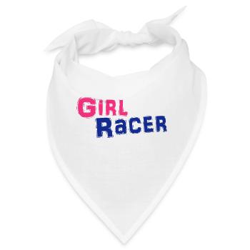 girl racer - Bandana - Weiß - Vorne