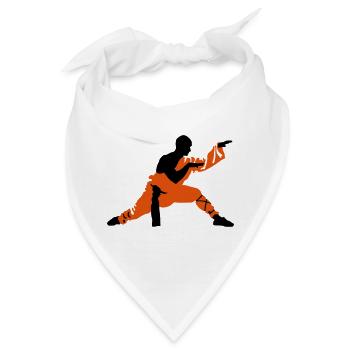 Kung fu - Bandana - Weiß - Vorne