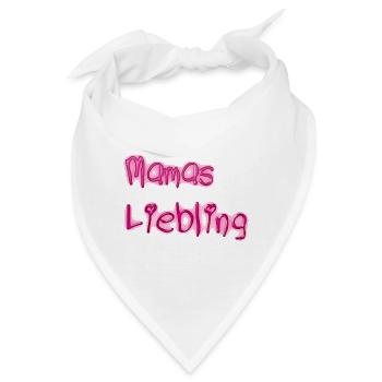Mamas Liebling - Bandana - Weiß - Vorne