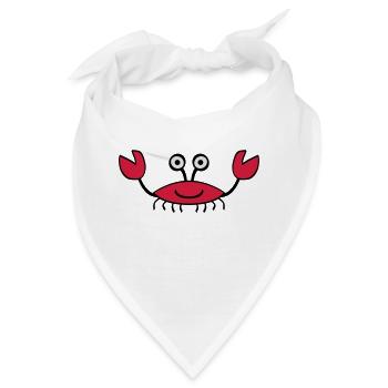 Crab - Bandana - Weiß - Vorne