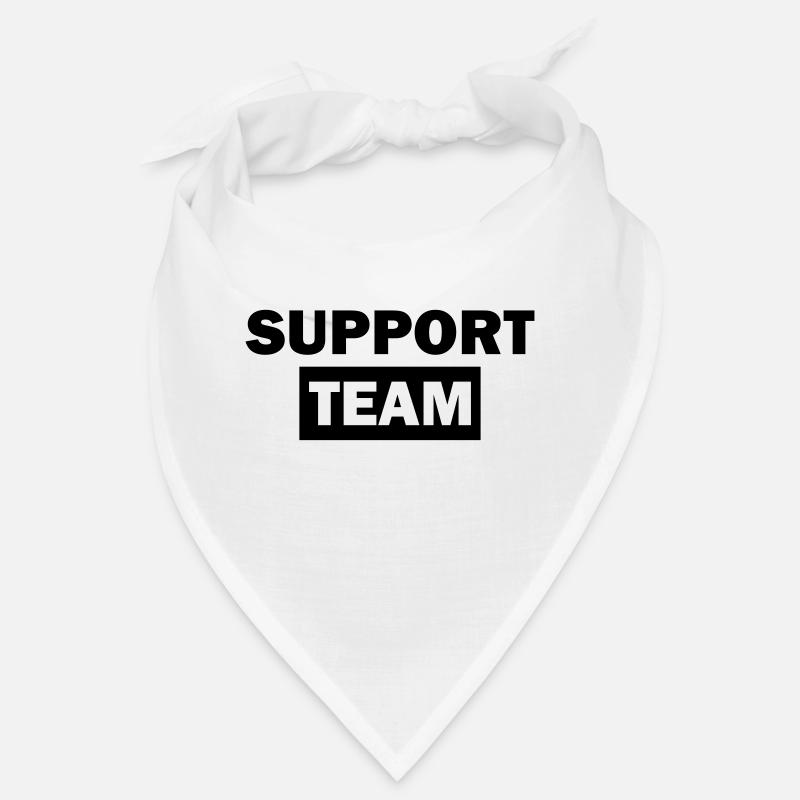 support team - Bandana - Weiß