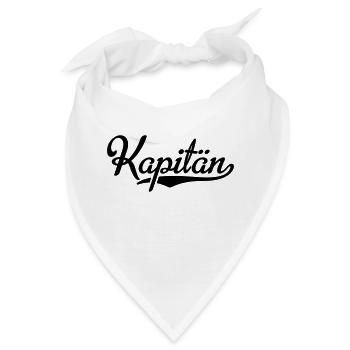 Kapitän - Bandana - Weiß - Vorne