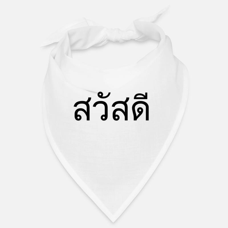 Langue thaïe Accueil Bandana