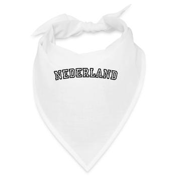 nederland / holland / oranje - Bandana - Weiß - Vorne