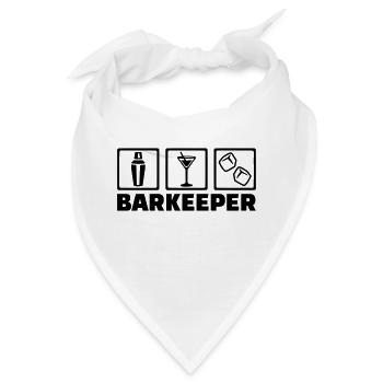 Barkeeper - Bandana - Weiß - Vorne