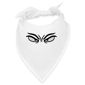 Böser Blick - Bandana - Weiß - Vorne