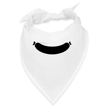 Wurst - Bandana - Weiß - Vorne