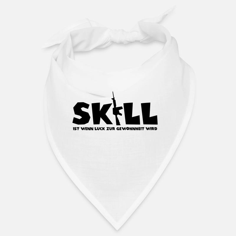 skill ist wenn luck zur gewohnheit wird Bandana