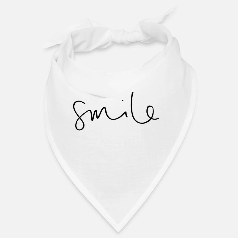 SMILE - Bandana - Weiß