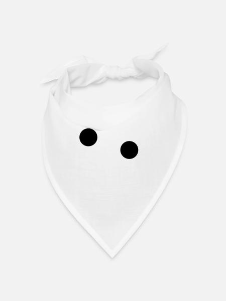 Augen - Bandana - Weiß