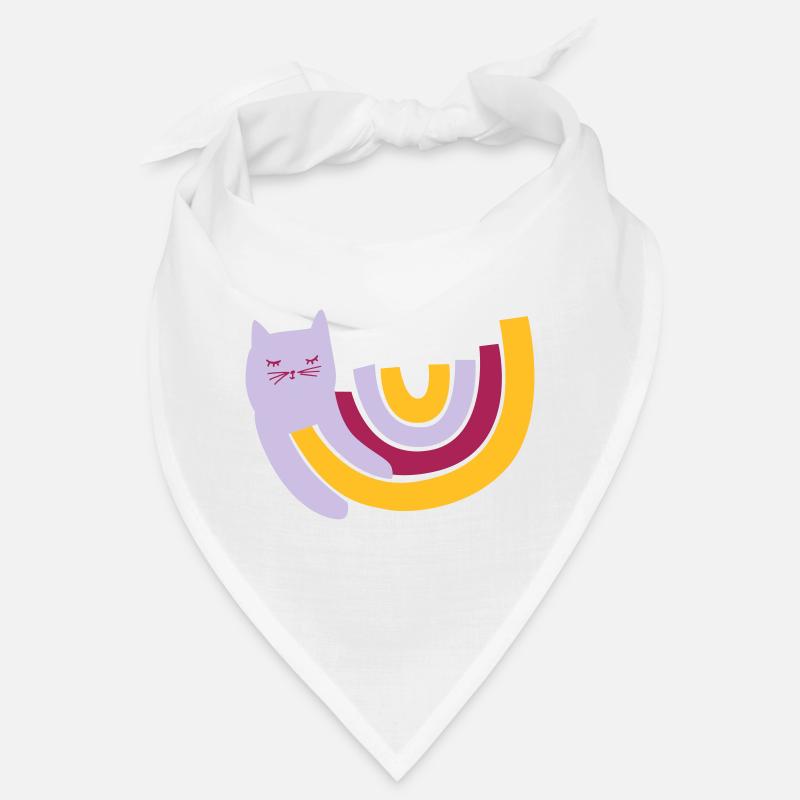 süsse Regenbogen Katze Bandana
