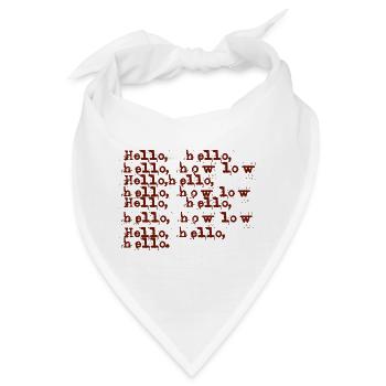 Teenager-Geist - Bandana - Weiß - Vorne