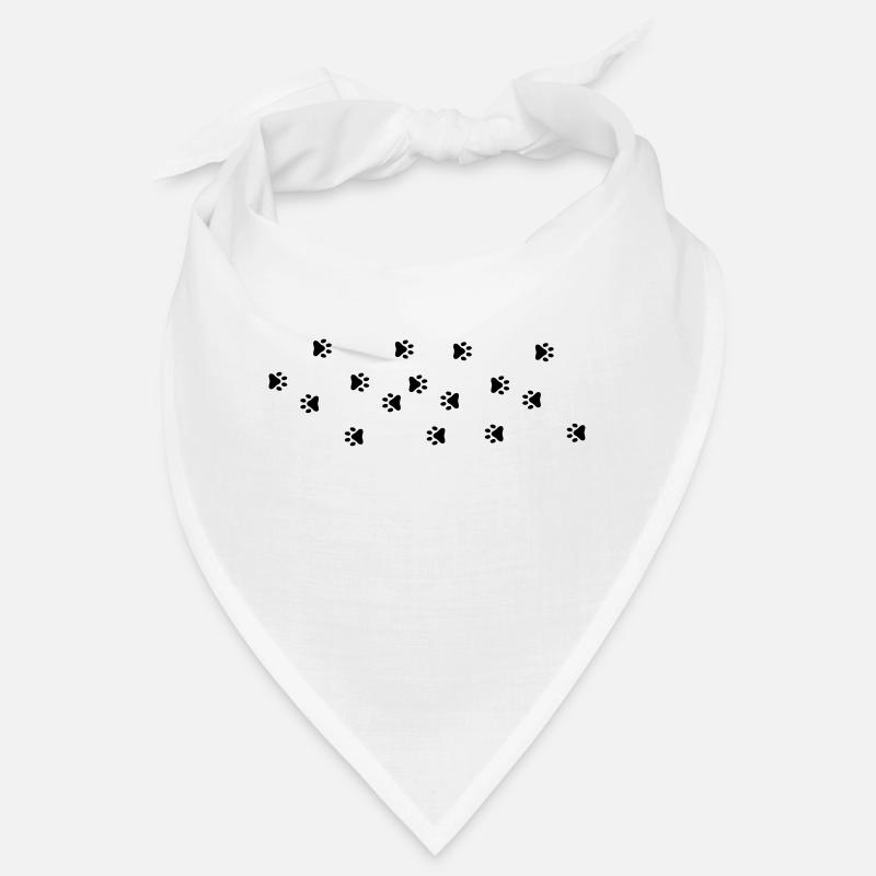 Katzenfußabdruck Bandana